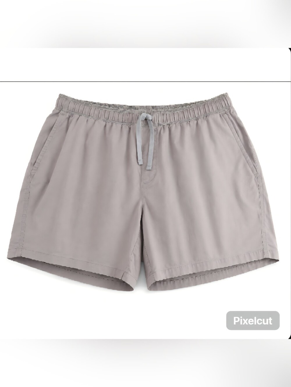 DSG Men's Casual Cotton Shorts  Charcoal Gray 6' Inseam Relaxed Fit Size XXL NWT